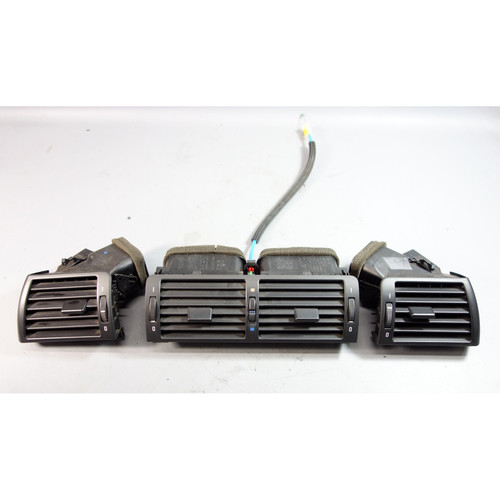 1999-2006 BMW E46 3-Series Dashboard Vent Set Center Left Right Black OEM