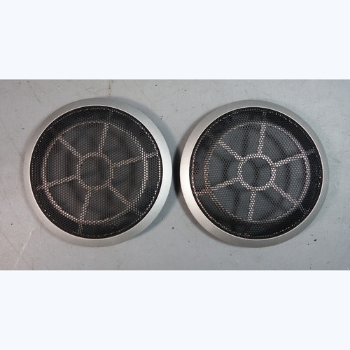 07-13 BMW E92 E93 3-Series 2dr Front Door Individual Speaker Cover Pair Trim OEM