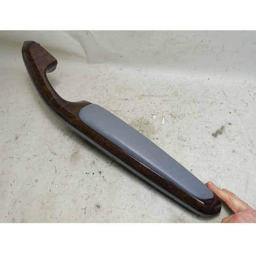 00-06 BMW E46 Coupe Convertible Right Front Door Armrest Grey Leather Myrtle OEM