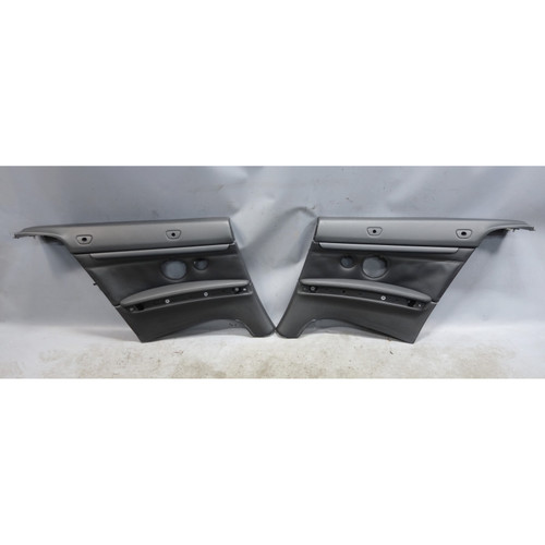 2008-2013 BMW E93 M3 Convertible Rear Interior Trim Panel Pair Black Leather OEM