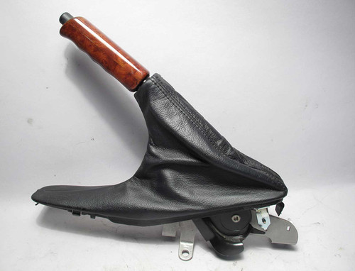 BMW Z3 Roadster Coupe Emergency Hand Brake Lever w Black Boot Wood 2000-2002 OEM