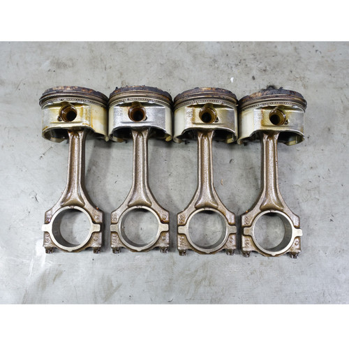 BMW Z3 1.9 E36 318i M44 Engine Piston Connecting Rod Set of 4 1996-1999 OEM