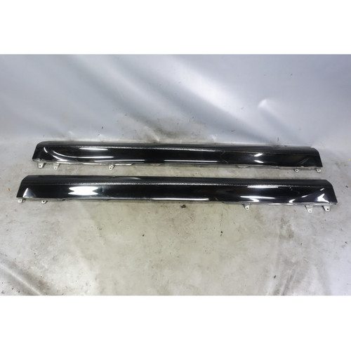 1996-1998 BMW Z3 1.9 Roadster Narrow Side Skirt Rocker Panel Pair Jet Black OEM