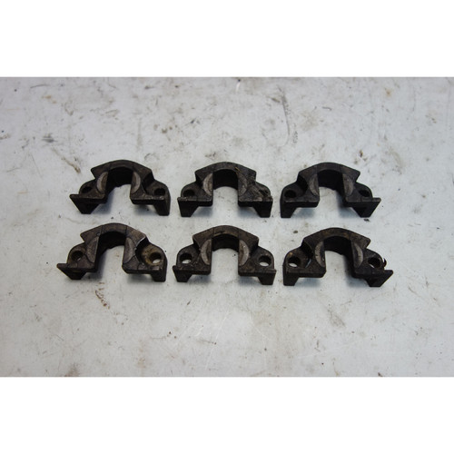 2009-2013 BMW E90 335d X5 Diesel M57 Fuel Injector Holder Bracket Flange Set 6