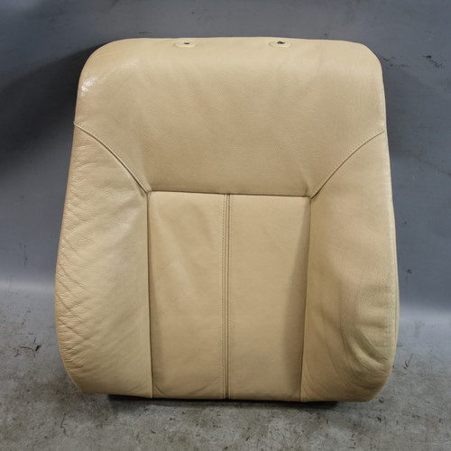 99-03 BMW E39 5 / 7-Series E38 Front Seat Back Rest Left Right Beige Leather OEM
