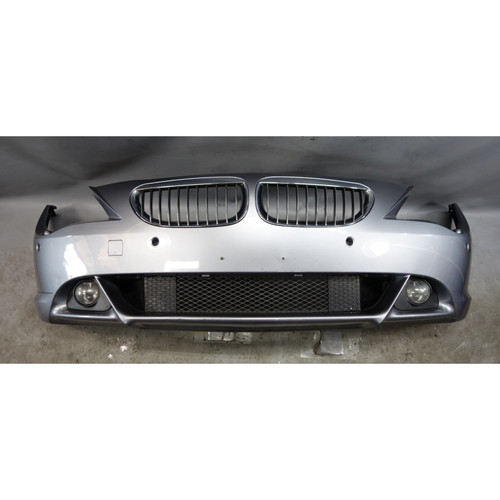 Damaged 04-07 BMW E63 E64 6-Series Factory Front Bumper Cover Trim PDC Grey OEM