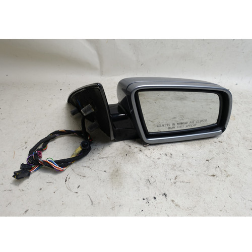 Damaged 2004-2005 BMW E63 E64 645Ci Right Side Mirror Silver Grey A08 OEM
