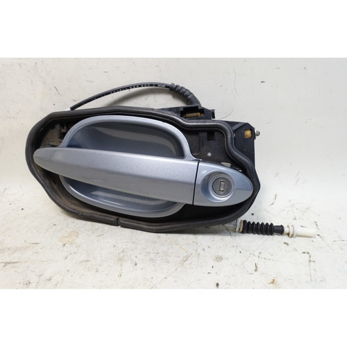 BMW E63 E64 Left Driver Exterior Door Handle Silver Grey A08 2004-2010 OEM