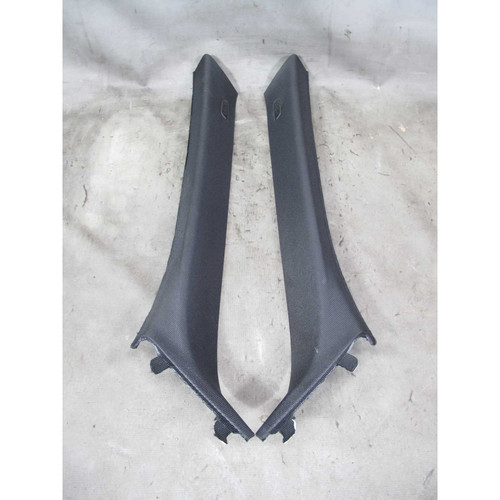 2011-2016 BMW F10 5-Series Sedan Front Windshield A-Pillar Column Covers Black