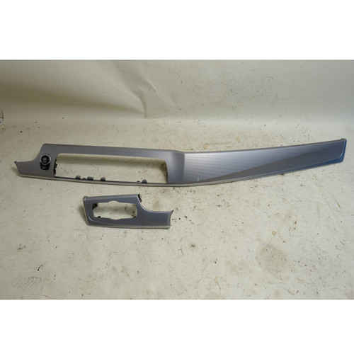 BMW F10 Factory Dashboard Trim Finishers Hexagon Aluminum 2011-2016 OEM