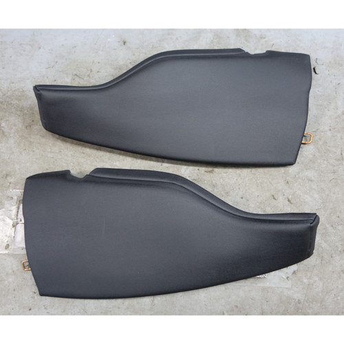 14-21 BMW F22 2-Series Coupe Rear Seat Side Bolster Pair Black Vinyl OEM