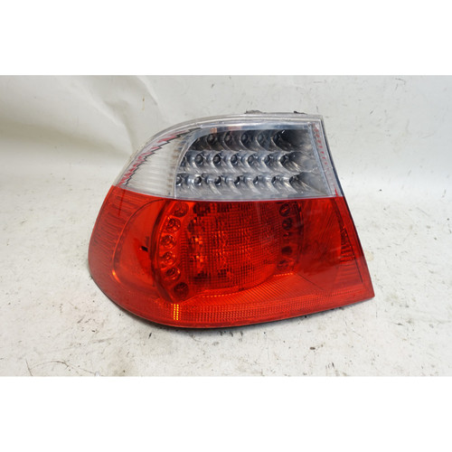Damaged BMW E46 3-Series Coupe Left Rear Outer LED Tail Light White OEM