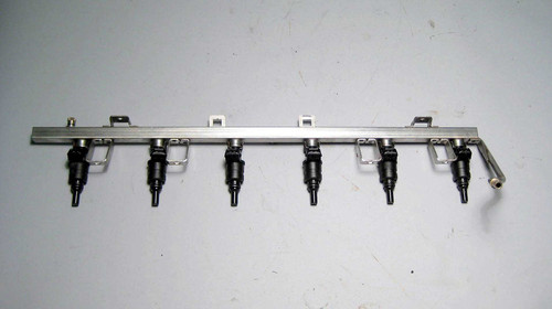 BMW M54 2.5L Fuel Rail w/ Injectors E39 E46 E60 E83 E85 325i 2001–2006 OEM