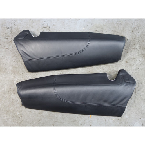 08-10 BMW E93 M3 Convertible Rear Seat Side Bolster Pair Black Leather OEM