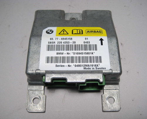 BMW E85 E64 Convertible Right B-Pillar SRS Impact Sensor Module OEM