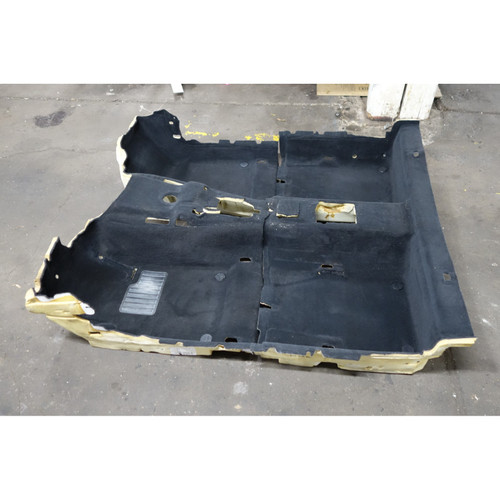 BMW E46 3-Series Coupe Factory Floor Covering Carpet Black 2000-2006 OEM