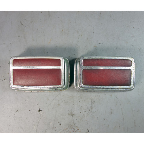 1968-1978 BMW E3 Sedan E9 Coupe Rear Door Ashtray Pair Velvet Red OEM