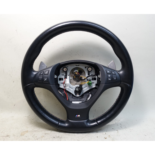 2010-2014 BMW E70 X5M E71 X6M Factory M Sport Leather Steering Wheel Paddles OEM