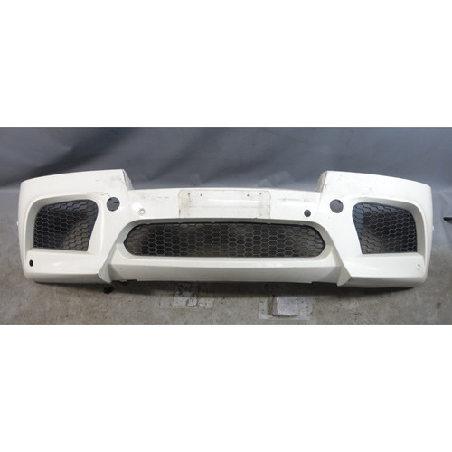 Damaged 10-14 BMW E70 X5M X6M Front Bumper Trim Cover Alpine White OEM