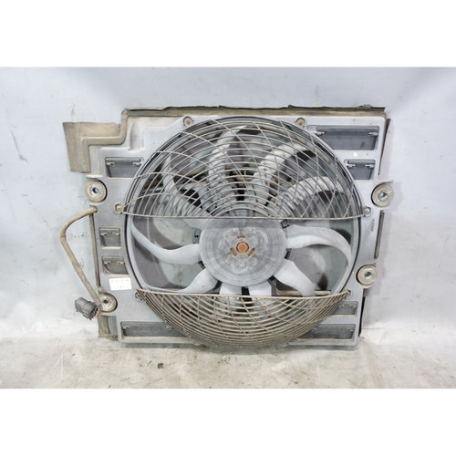 Damaged BMW E39 Auxiliary Cooling Fan A/C Condenser Shroud 1999-2003 OEM