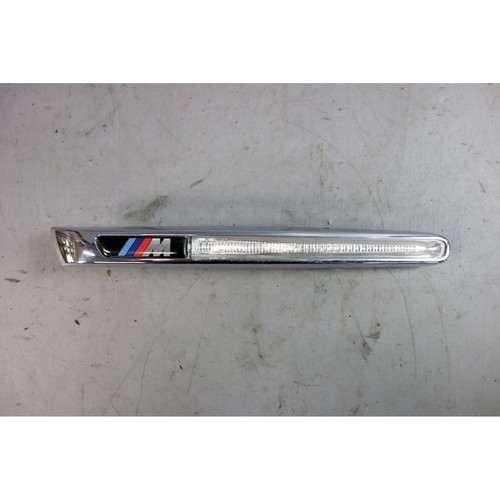 2010-2013 BMW E70 X5M Left Fender Side Market Emblem Light Chrome OEM