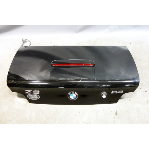 1999-2002 BMW Z3 Roadster Cabrio Rear Trunk Deck Boot Lid w 3rd Brake Black OEM