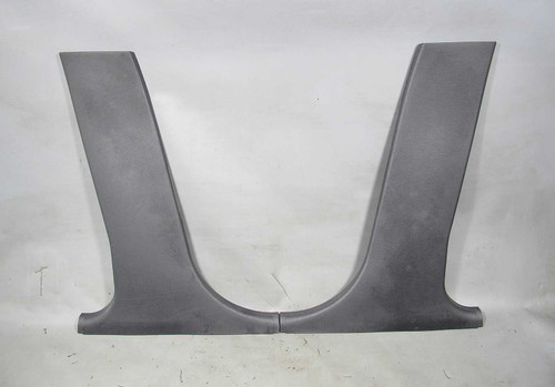 BMW E39 5-Series B-Pillar Interior Lower Cover Pair Black Left Right 1997-2003