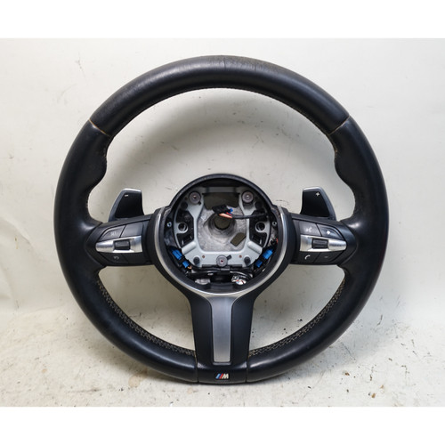 BMW F10 5-Series F12 Factory M Sport Steering Wheel w Paddles OEM 2014-2016