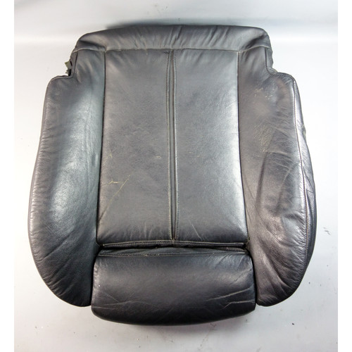 99-03 BMW E39 5-Series E38 Front Left Sport Seat Bottom Cushion Black Leather OE