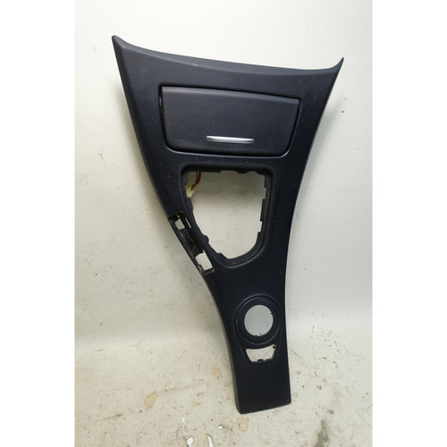 BMW E90 E92 M3 Front Center Console Trim Cover Black Leather OEM 2008-2010