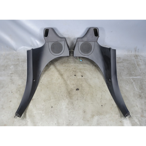 99-02 BMW Z3 Roadster Rear Lateral Interior Trim Panel Set Black w Speakers OEM