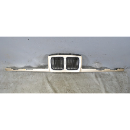 89-93 BMW E34 6-Cylinder Front Nose Panel w Kidney Grilles Kashmir Beige 301 OEM
