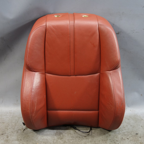 08-11 BMW E90 M3 Sedan Front Right Seat Backrest Cushion Fox Red Leather OEM
