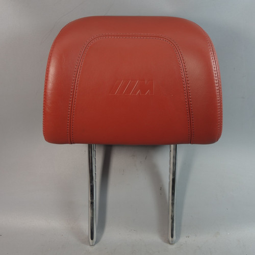 2008 BMW E90 M3 Sedan Factory ///M Headrest Fox Red Leather OEM