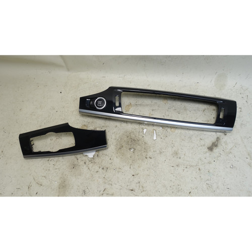 BMW F25 X3 F26 X4 Dashboard Wood Trim Panel Pair Piano Black OEM 2011-2014