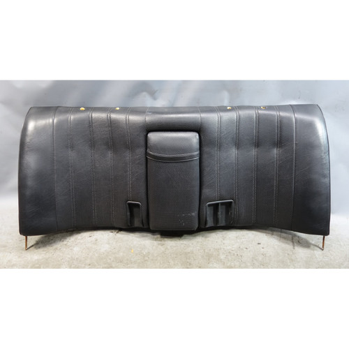 86-91 BMW E30 3-Series Sedan Coupe Rear Seat Backrest Cushion Black Vinyl OEM