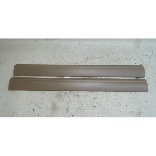 1996-2002 BMW Z3 Roadster Coupe Interior Door Sill Cover Pair Beige OEM