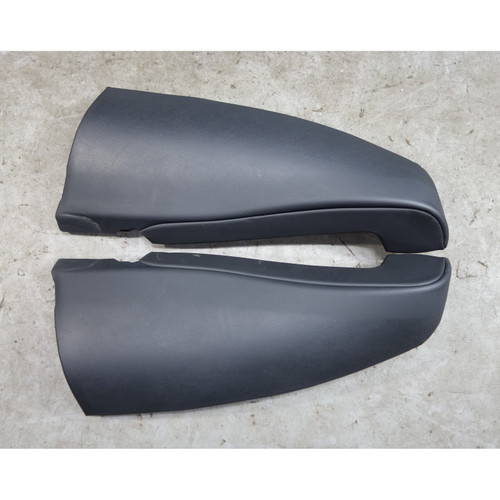 19-25 BMW G20 3-Series Rear Folding Seat Side Bolster Pair Black Leather OEM