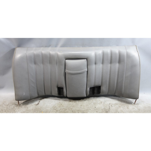 86-91 BMW E30 3-Series Sedan Coupe Rear Seat Backrest Cushion Grey Silver OEM