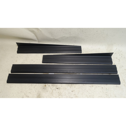 BMW E30 Sedan Door Sill Scuff Trim Cover Set Exterior 4pc 1985-1991 OEM