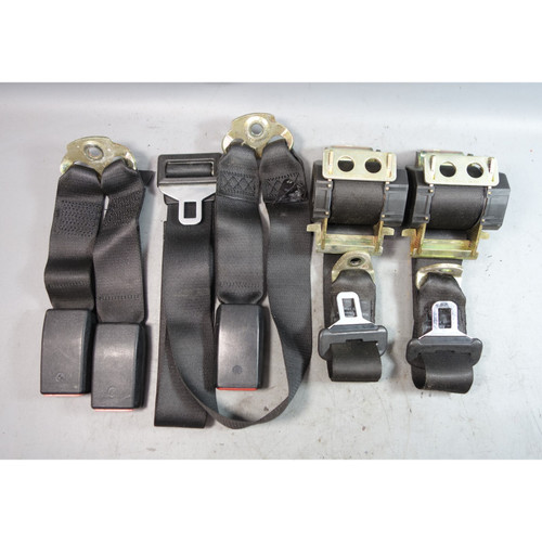 BMW E30 3-Series Coupe Sedan Rear Seat Belt Safety Belt Set 1986-1991 OEM