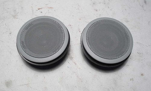BMW E46 3-Series X5 4dr Front Door Mid-Range Loudspeaker Speaker Pair Grey 99-06