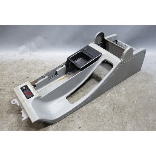 Damaged BMW E46 3-Series Front Center Console for Armrest Grey OEM 1999-2006