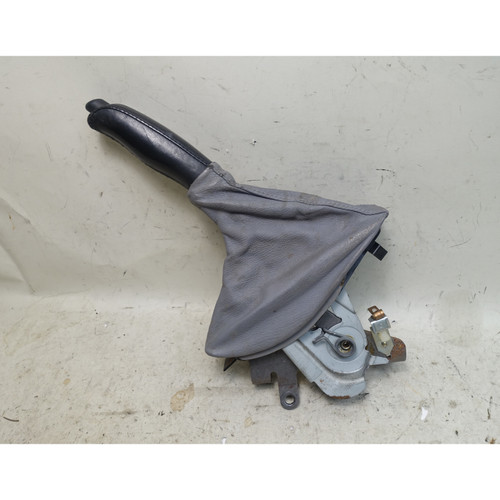 1997-2003 BMW E39 Parking Brake Hand Lever w Grey Leather Boot OEM
