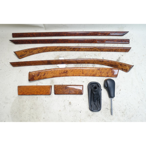 BMW E39 5-Series Wood Trim Set Partial Dash Door Vavona OEM 1997-2003 