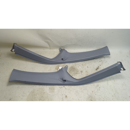 Damaged 99-03 BMW E39 Touring Rear D-Pillar Trim Cover Pair Grey OEM
