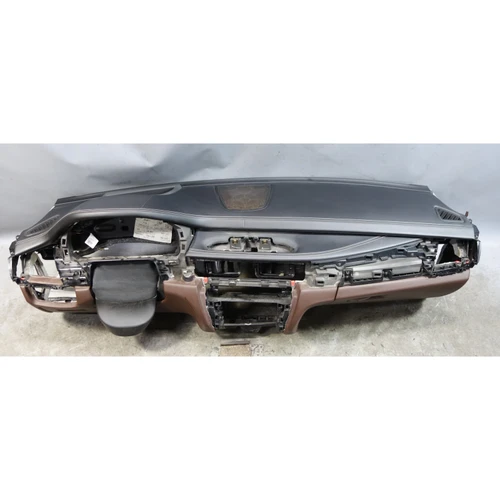BMW F15 X5 Leather Dashboard Assembly Mocha Brown Black Napa OEM 2014-2018