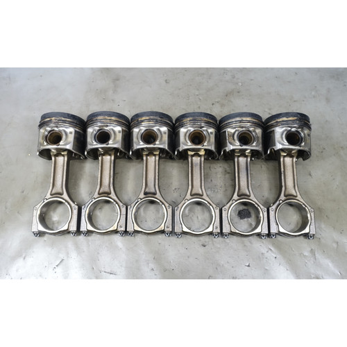 Damaged 2014-2018 BMW N57N Diesel Piston Rod Set of 6 F10 F15 535d X5 35d OEM
