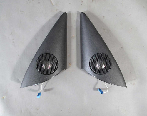 2003-2008 BMW Z4 E85 E86 Front Door Tweeter Speaker Pair Black OEM