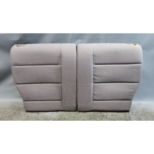 BMW E36 318ti Compact Rear Folding Seat Backrest Pair Grey Cloth OEM 1995-1996